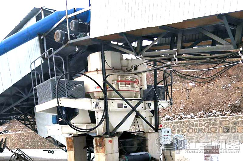 沖擊式制砂機工作現場實拍圖 沖擊式制砂機工作現場實拍圖