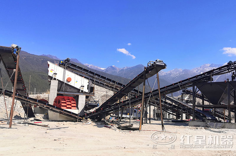 河北客戶輪式洗砂機工作現(xiàn)場圖片