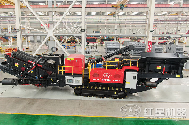 履帶式建筑垃圾破碎機圖片