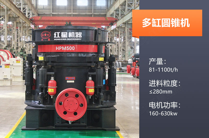 多缸圓錐機產(chǎn)量多少？怎么調(diào)機口？