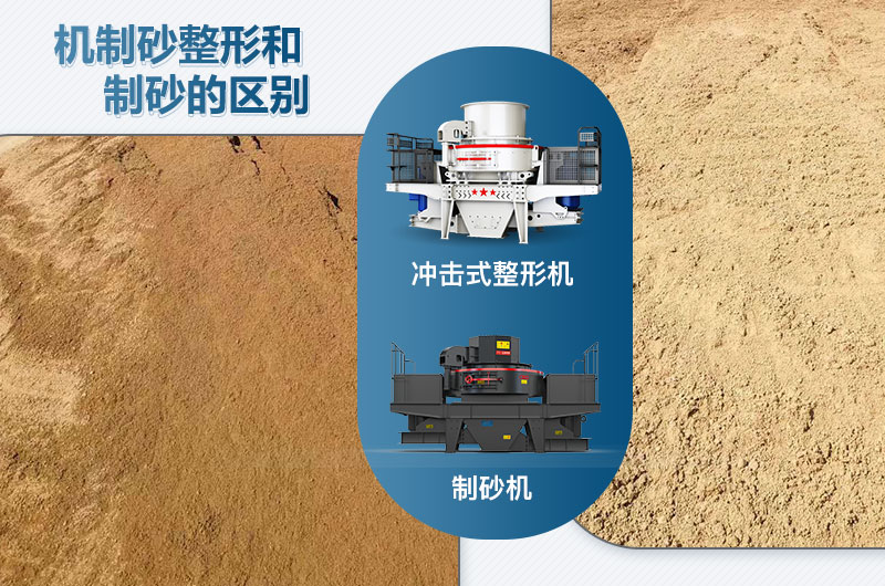 沖擊式整形機(jī)和制砂機(jī)的區(qū)別是什么？