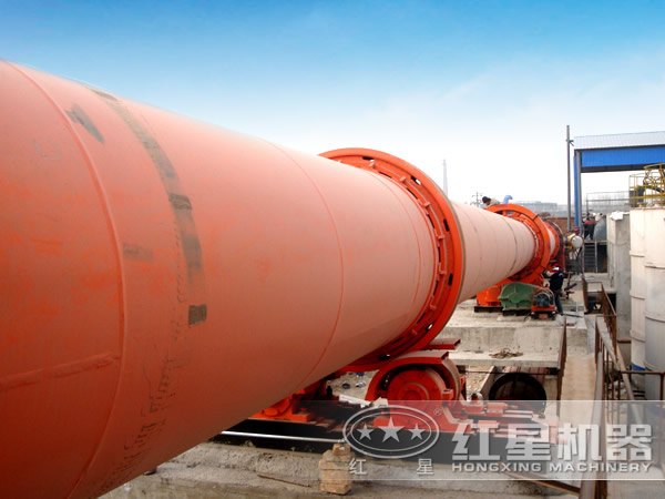 石油焦回轉窯安裝現場