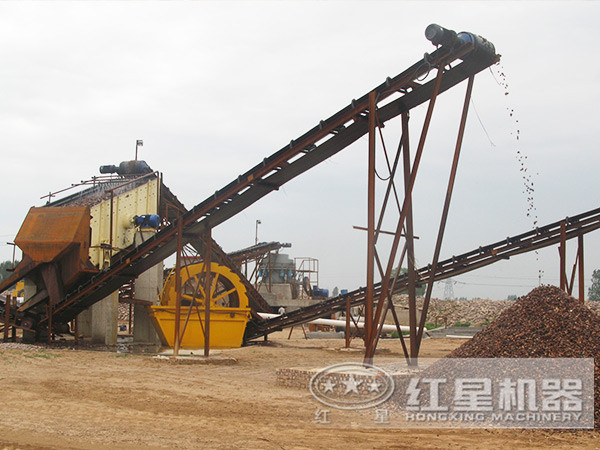 輪斗式洗砂機(jī)一小時(shí)可清洗160噸石粉嗎？大概會用多少水