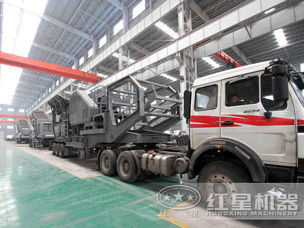 打進(jìn)重慶，紅星兩臺移動破碎站于重慶成功投產(chǎn)