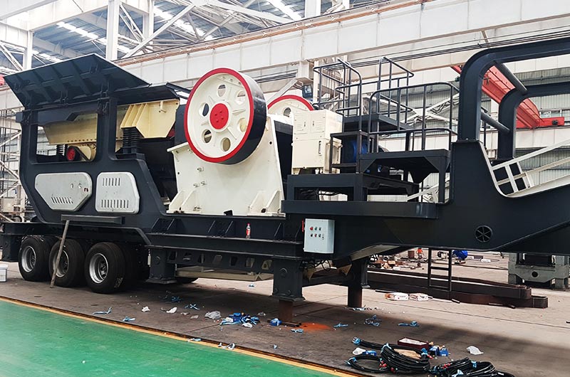 車載流動破碎石仔機，一體式作業(yè)，碎石更輕松