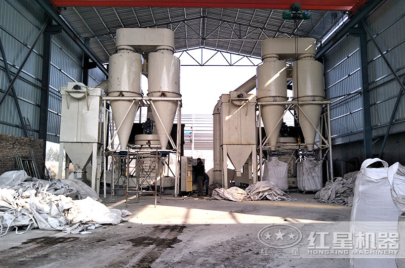 山西客戶滑石粉制備現(xiàn)場