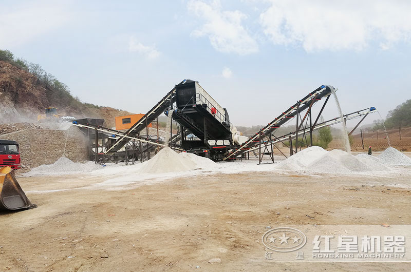 投資一個(gè)時(shí)產(chǎn)一二百?lài)嵉牧鲃?dòng)破碎生產(chǎn)線(xiàn)石子廠(chǎng)需要多少錢(qián)？