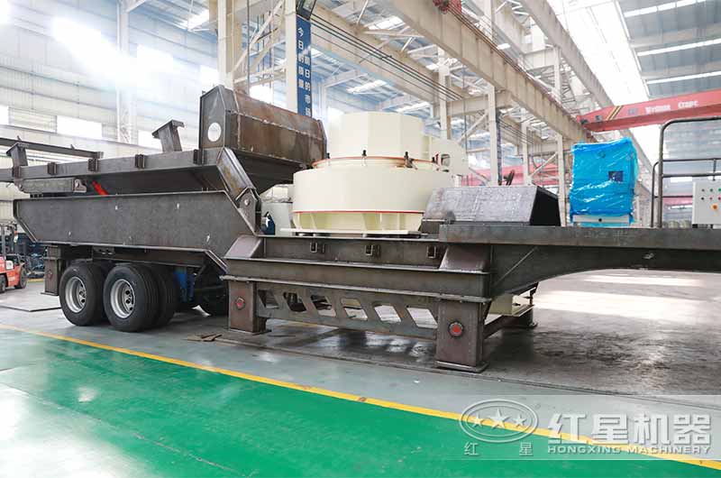 移動制砂機生產(chǎn)車間