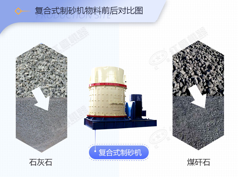 小型復(fù)合制砂機(jī)生產(chǎn)的沙子怎么樣？邀您來現(xiàn)場一睹為快