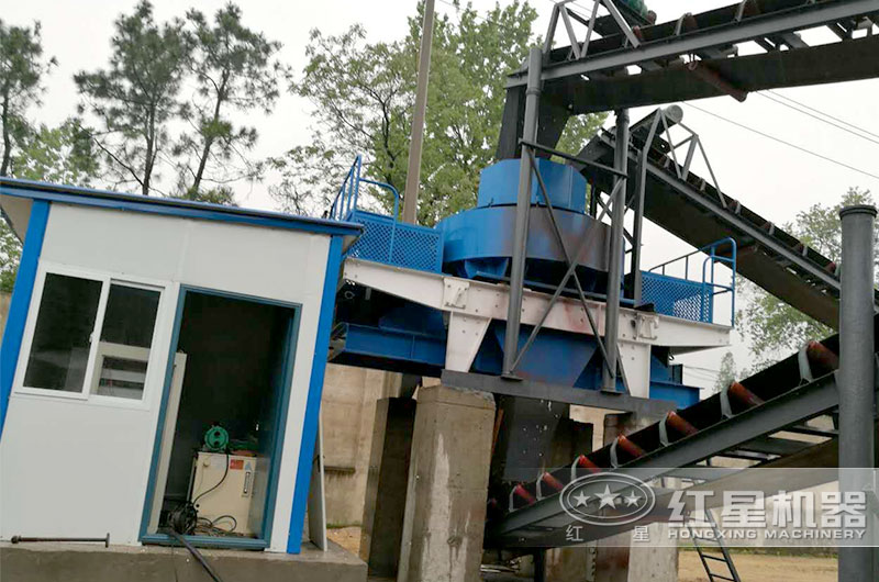 河北客戶VSI制砂機(jī)生產(chǎn)現(xiàn)場