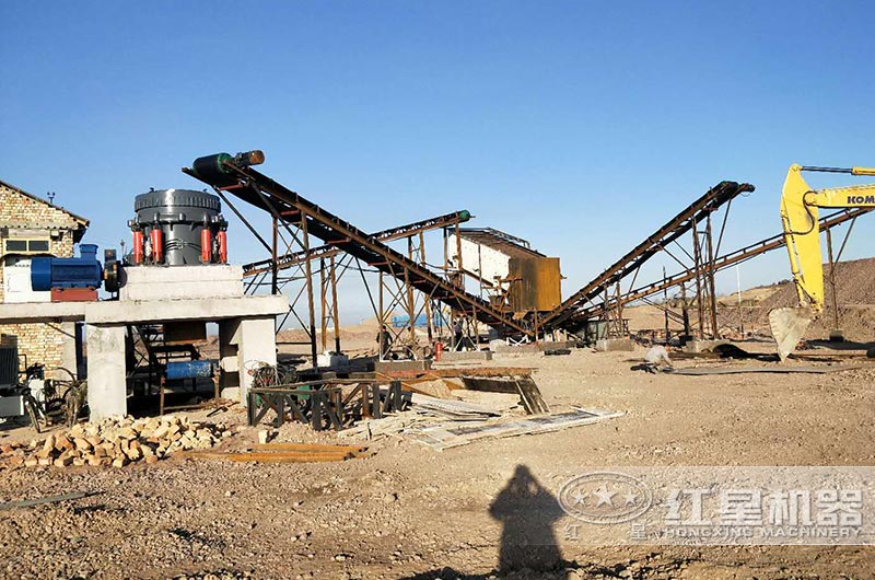 山西客戶破碎生產線安裝現(xiàn)場