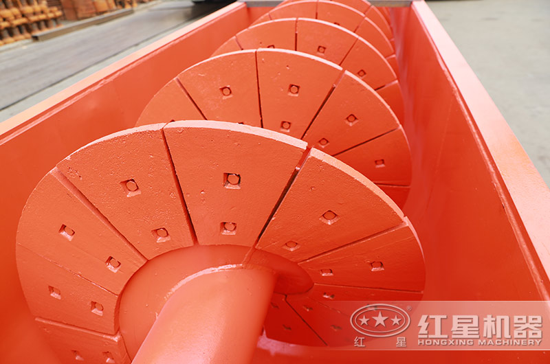 螺旋洗沙機內(nèi)部細節(jié)圖