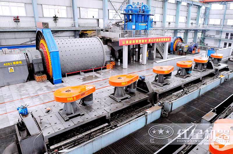 紅星生產(chǎn)的球磨制砂設備質量高，制砂效果好