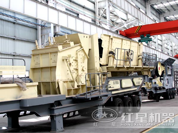 移動(dòng)式石子破碎生產(chǎn)線